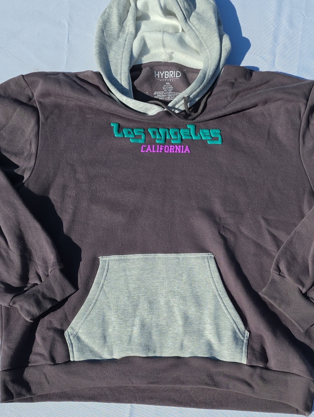 Hybrid Apparel Women’s Plush Fleece Hoodie - Brown